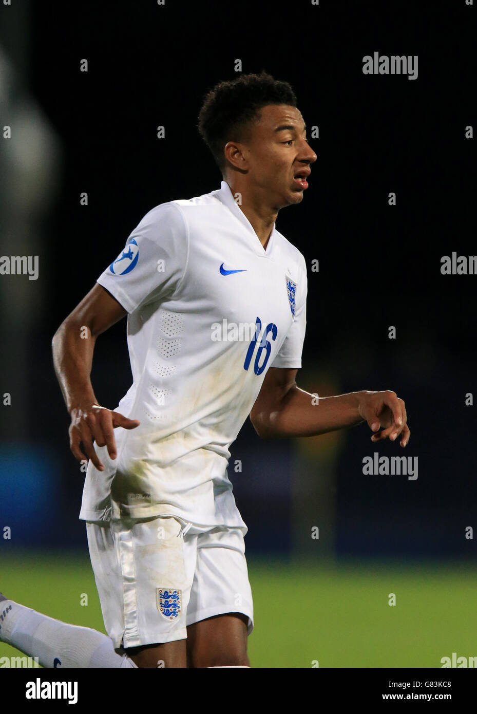 Fußball - UEFA U-21-Europameisterschaft - Gruppe B - England gegen Italien -. Englands Jesse Lingard Stockfoto