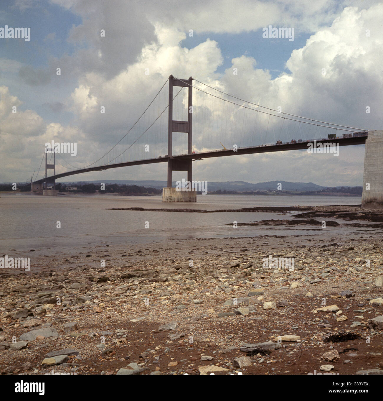 Gebäude und Wahrzeichen - Severn Brücke Stockfoto