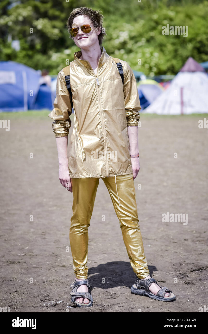 Glastonbury Festival 2015 - Tag 2 Stockfoto