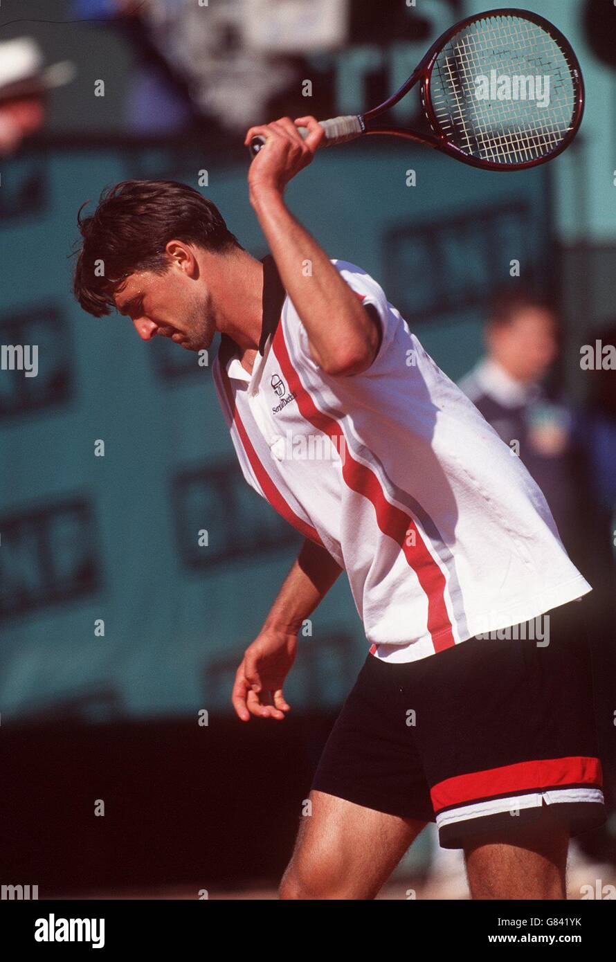 Tennis - French Open. Goran Ivanisevic Stockfoto