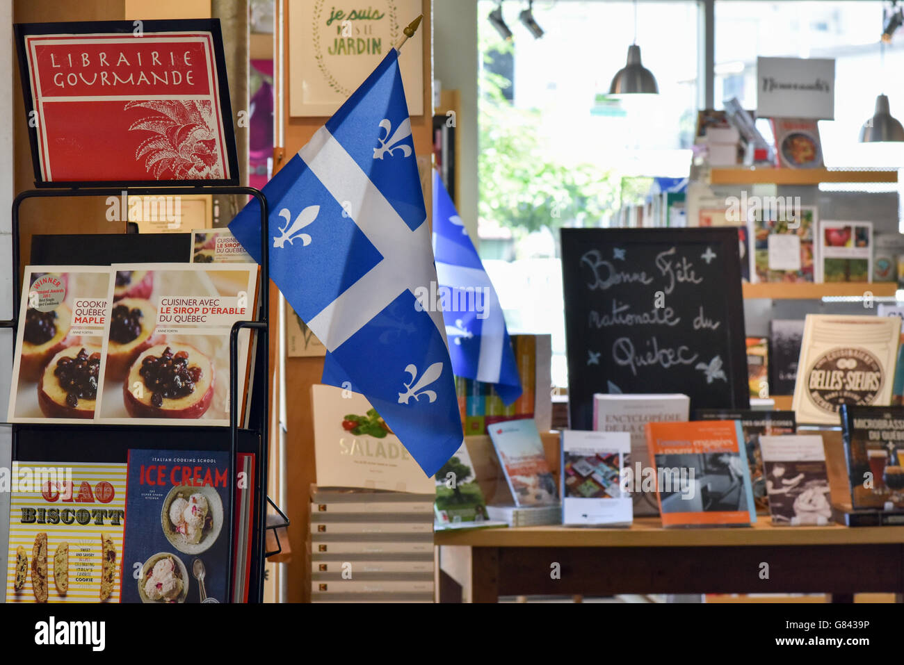 Die beliebte Jean Talon Market in Montreal Stockfoto