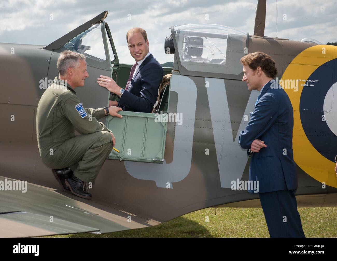 Königlicher Besuch in Imperial War Museum Stockfoto