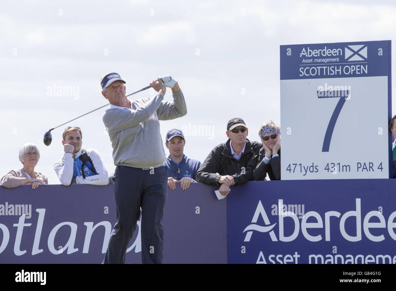 Golf - Scottish Open - Day One - Gullane Golfclub Stockfoto