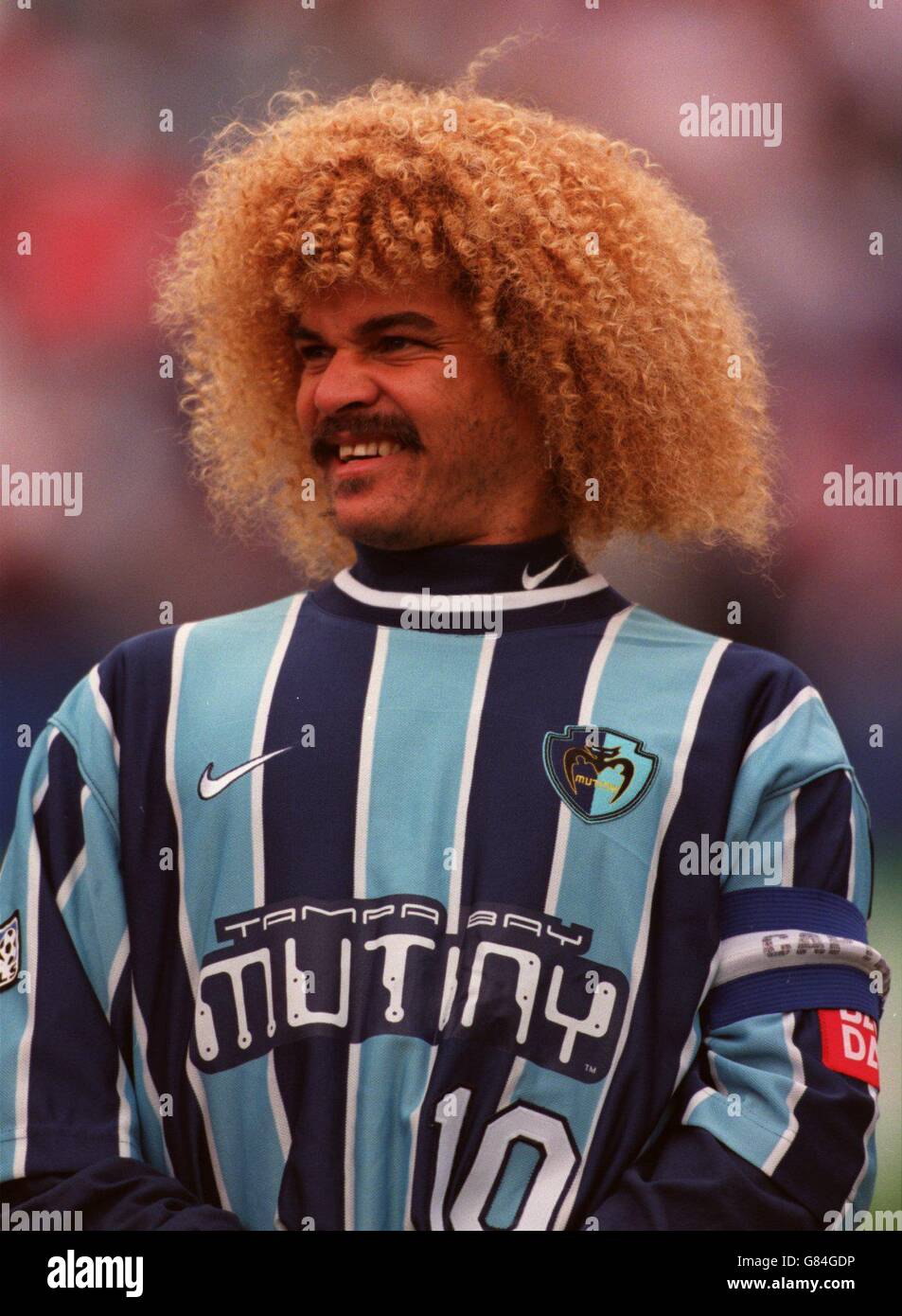 Fußball - Tampa Bay Mutiny V New England Revolution Stockfoto