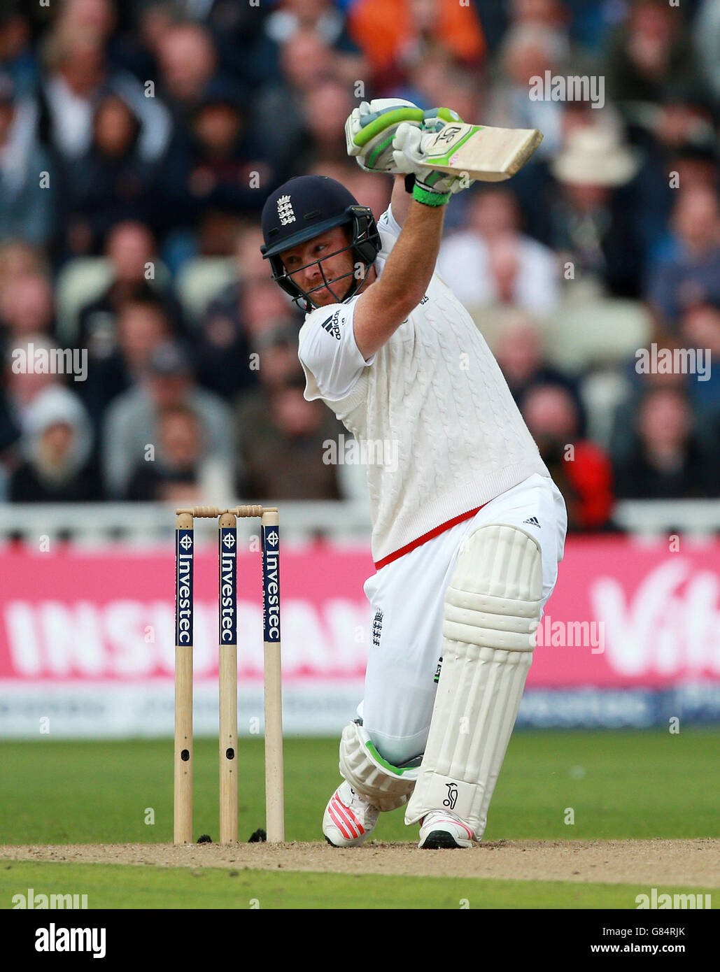 Englands Ian Bell am ersten Tag des dritten Investec Ashes Tests in Edgbaston, Birmingham. Stockfoto