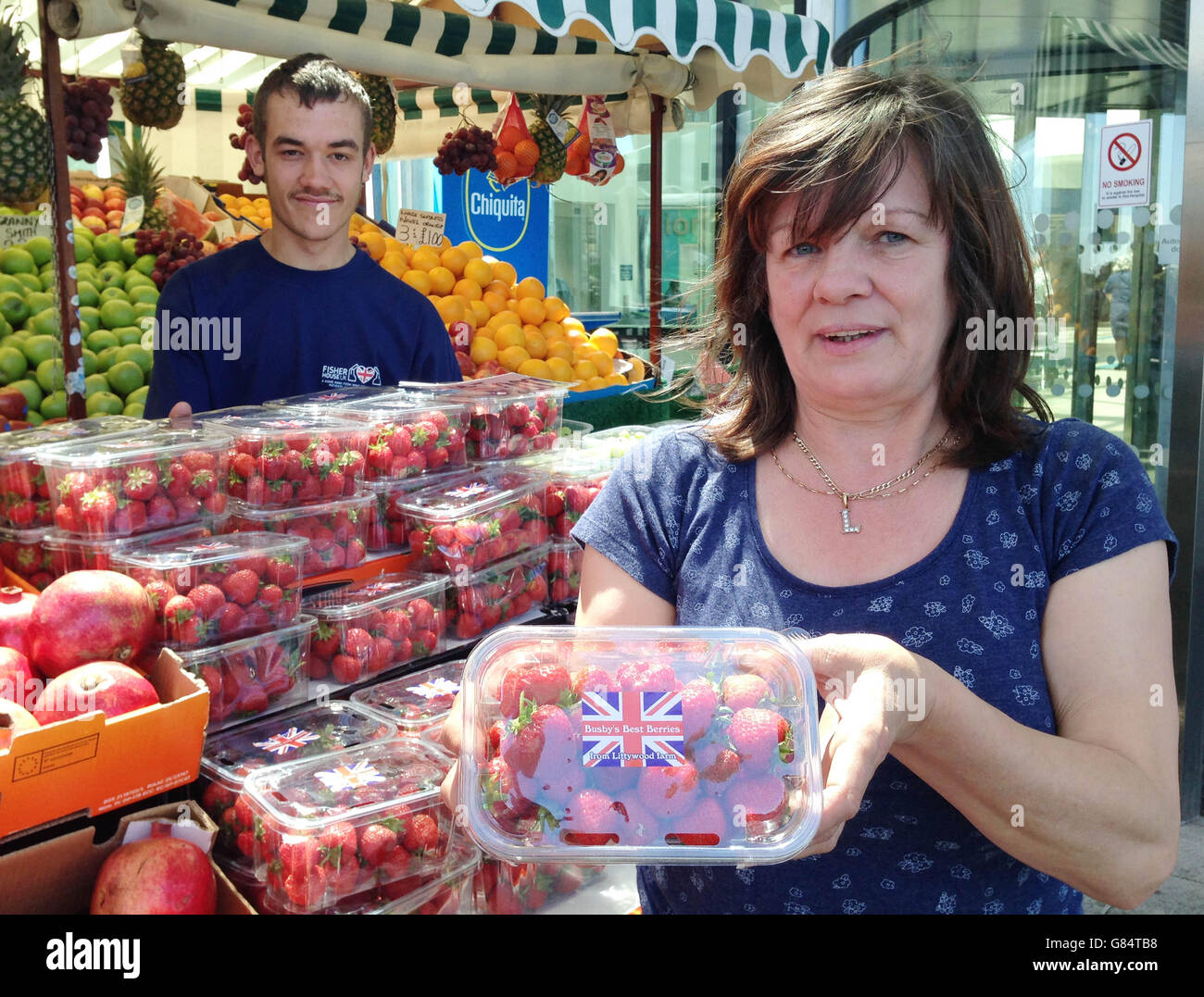 Sommerwetter 30. Juni 2015 Stockfoto