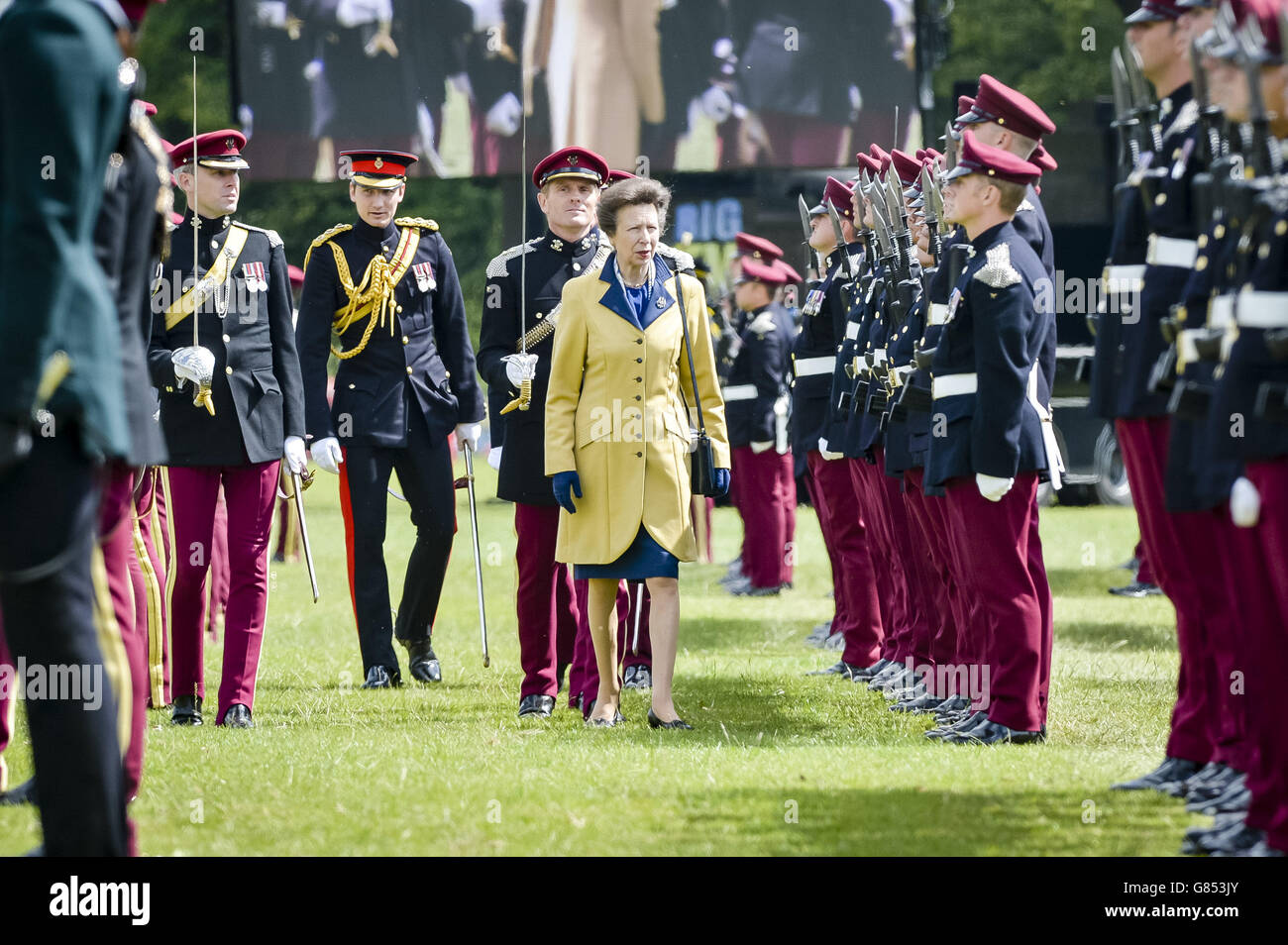 Des Königs Royal Hussars Dreihundertjahrfeier parade Stockfoto