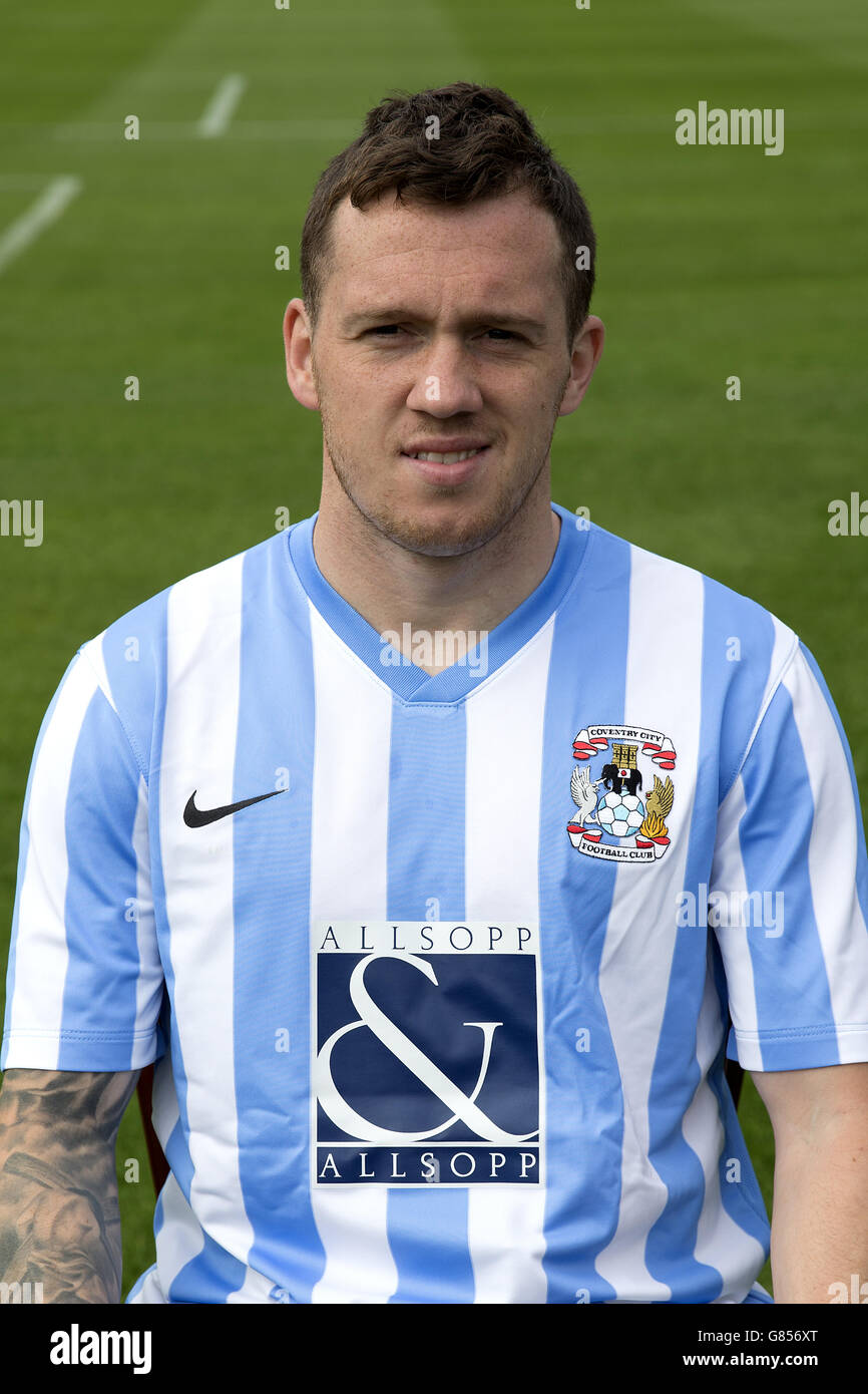 Fußball - Himmel Bet League One - Coventry City Photocall 2015/16 - Ryton Trainingsgelände Stockfoto