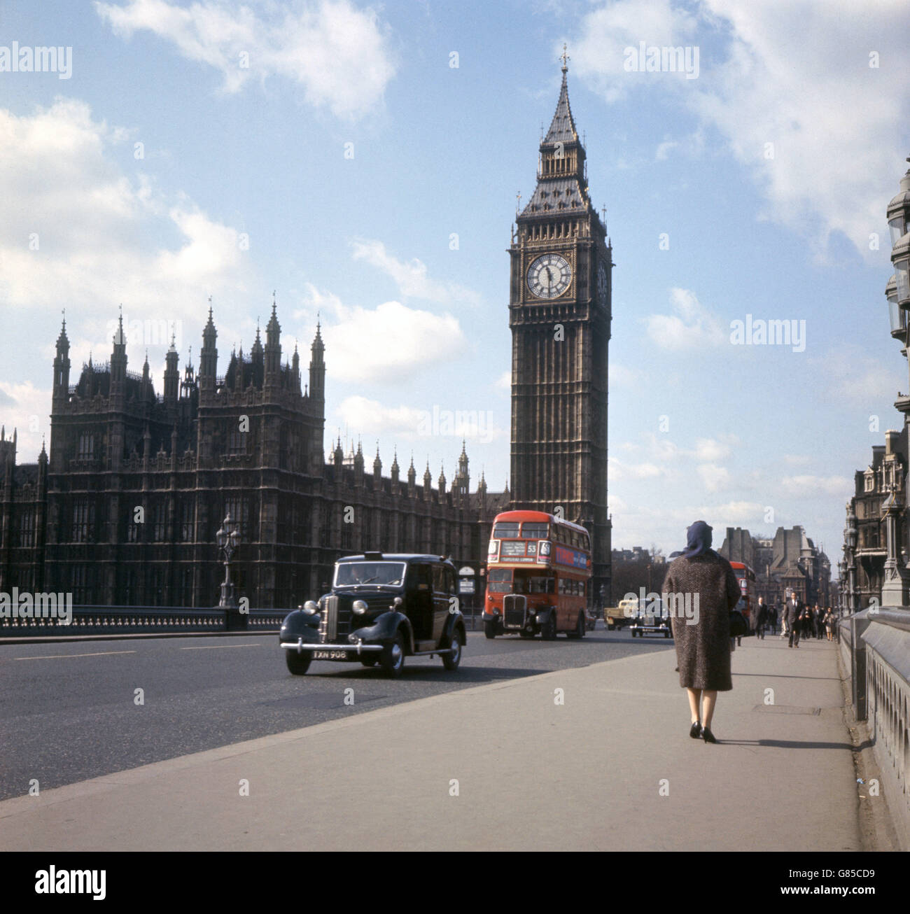 London-Szenen - Big Ben Stockfoto
