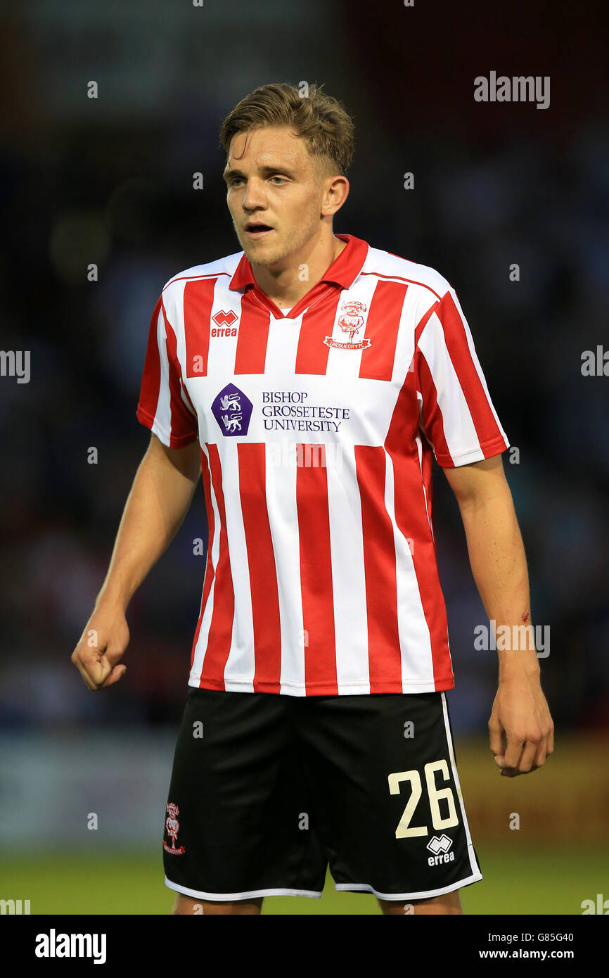 Fußball - Vorbereitungsspiel - Lincoln City V Leicester City - Sincil Bank Stockfoto