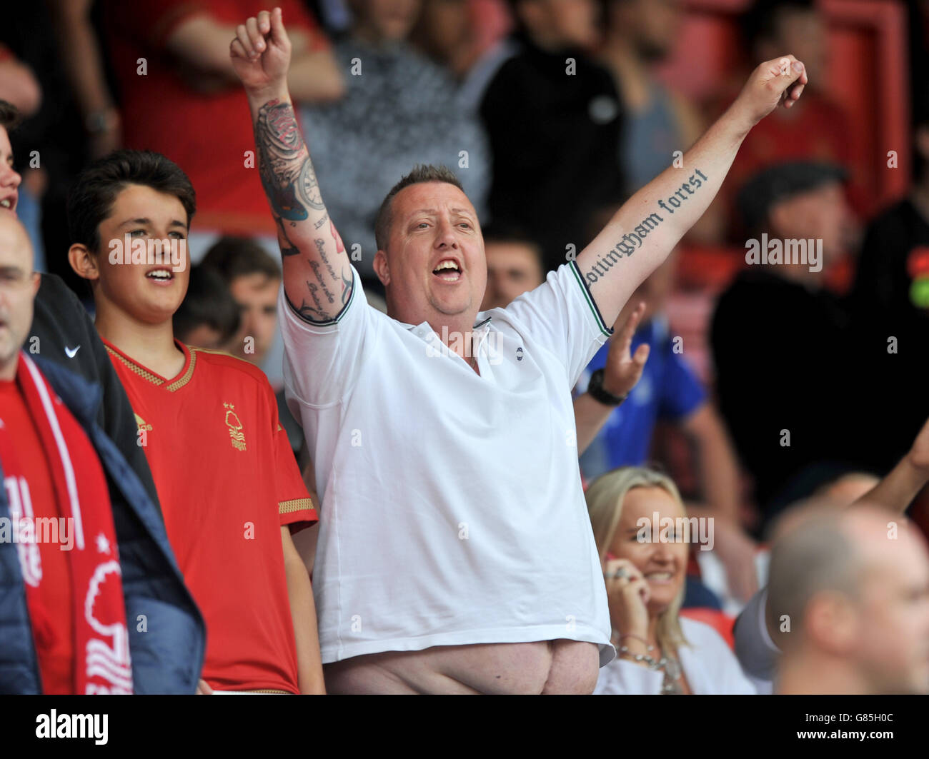 Fußball - Pre Season freundlich - Nottingham Forest gegen Swansea City - City Ground Stockfoto