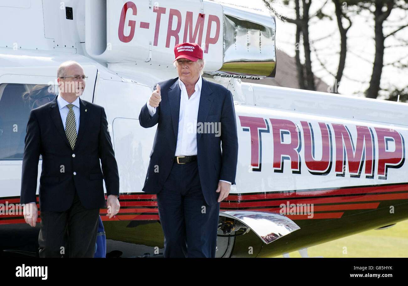 Donald trump right meets ralph porciani -Fotos und -Bildmaterial in ...