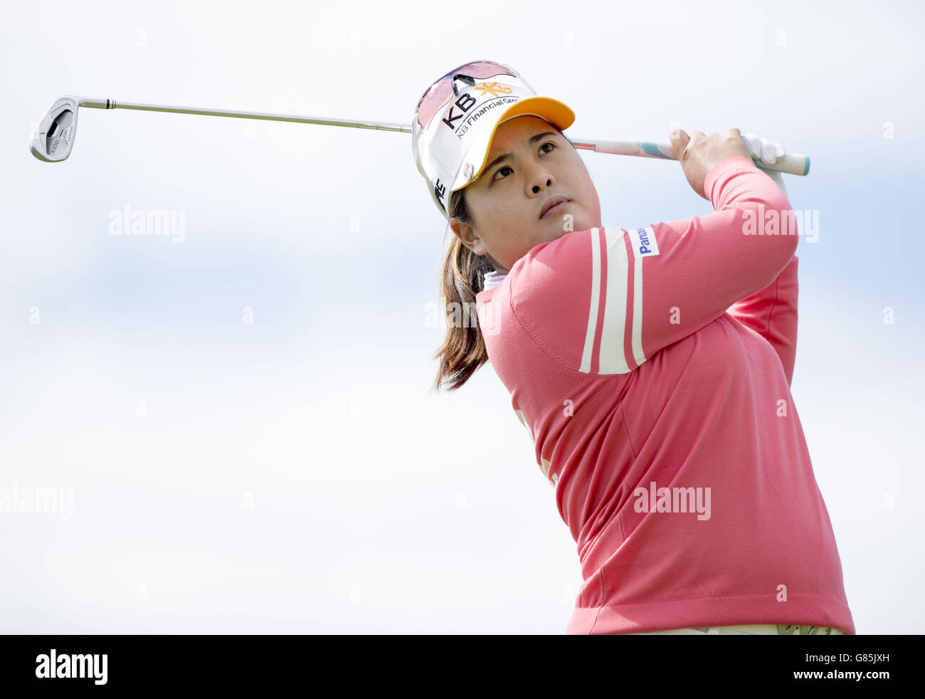 Südkoreas Inbee Park auf dem 10. Green während des Tages eines der Ricoh Women's British Open im Trump Turnberry Resort, South Ayrshire. DRÜCKEN SIE VERBANDSFOTO. Bilddatum: Donnerstag, 30. Juli 2015. Siehe PA Geschichte GOLF Frauen. Der Bildnachweis sollte lauten: Kenny Smith/PA Wire. EINSCHRÄNKUNGEN: Nur für redaktionelle Zwecke. Keine kommerzielle Nutzung. Keine falsche kommerzielle Vereinigung. Keine Videoemulation. Keine Bildbearbeitung. Stockfoto