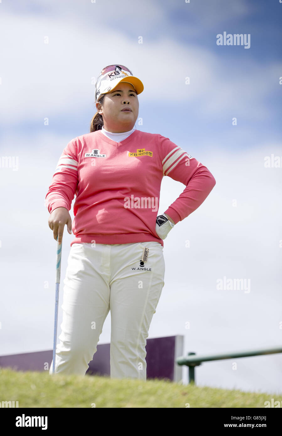 Südkoreas Inbee Park auf dem 10. Grün während des Tages eines der Ricoh Women's British Open im Trump Turnberry Resort, South Ayrshire. DRÜCKEN Sie VERBANDSFOTO. Bilddatum: Donnerstag, 30. Juli 2015. Siehe PA Geschichte GOLF Frauen. Bildnachweis sollte lauten: Kenny Smith/PA Wire. EINSCHRÄNKUNGEN: . Keine kommerzielle Nutzung. Keine falsche kommerzielle Verbindung. Keine Videoemulation. Keine Bildbearbeitung. Stockfoto