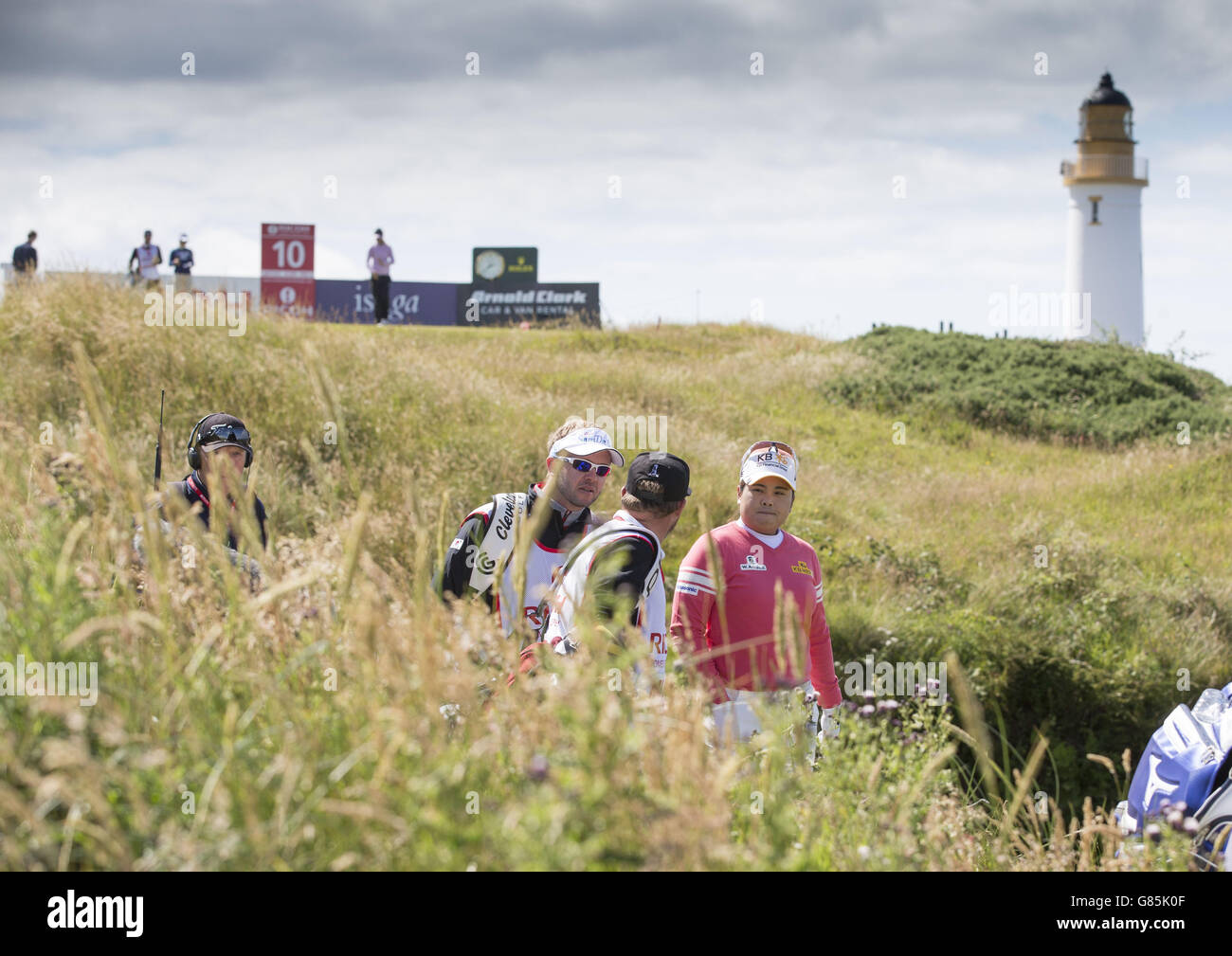 Südkoreas Inbee Park auf dem 10. Grün während des Tages eines der Ricoh Women's British Open im Trump Turnberry Resort, South Ayrshire. DRÜCKEN Sie VERBANDSFOTO. Bilddatum: Donnerstag, 30. Juli 2015. Siehe PA Geschichte GOLF Frauen. Bildnachweis sollte lauten: Kenny Smith/PA Wire. EINSCHRÄNKUNGEN: . Keine kommerzielle Nutzung. Keine falsche kommerzielle Verbindung. Keine Videoemulation. Keine Bildbearbeitung. Stockfoto