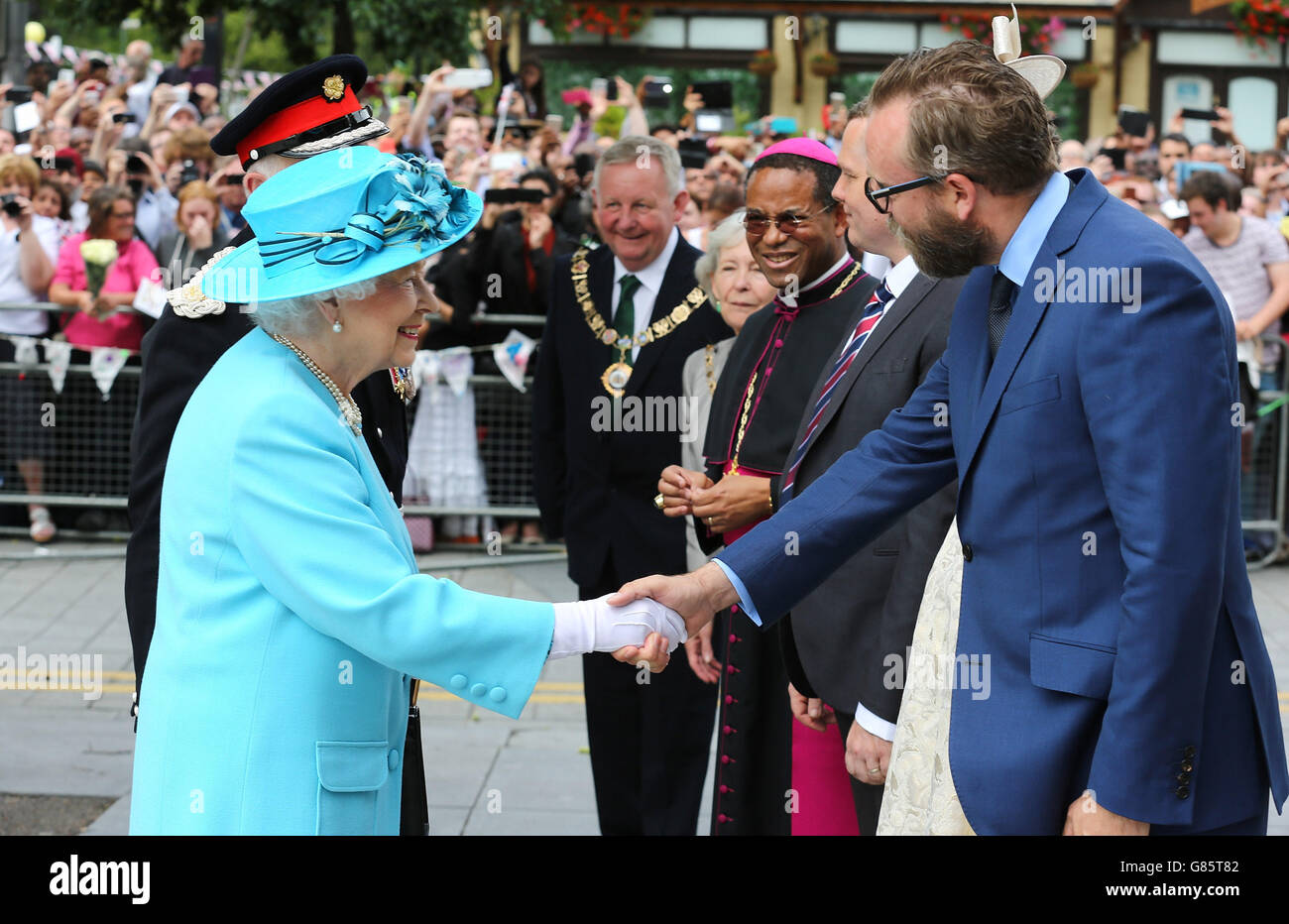 Königlicher Besuch in Barking und Dagenham Stockfoto