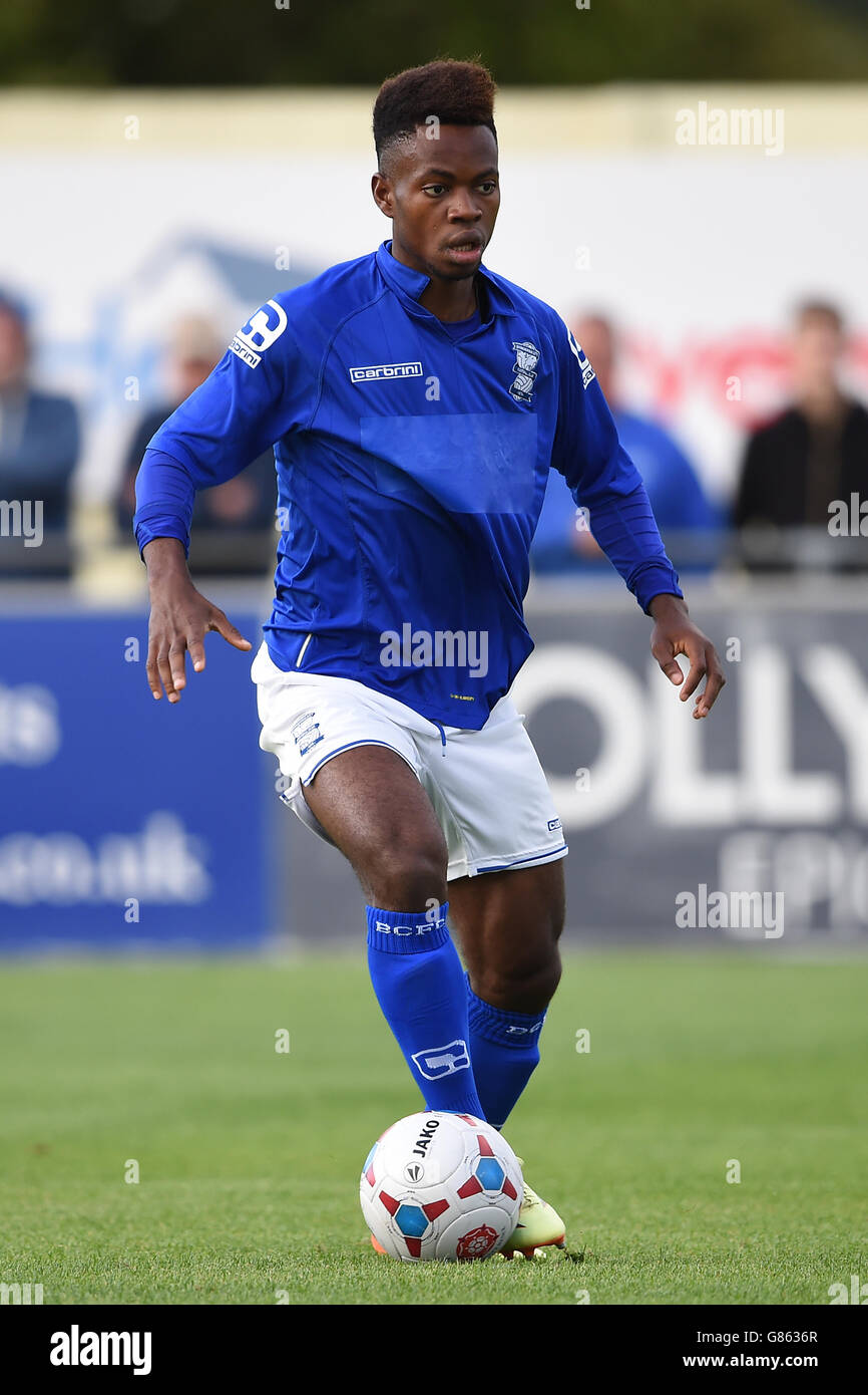 Fußball - vor der Saison freundlich - Solihull Moors gegen Birmingham City - das Autotech Stadium. Noe Baba, Birmingham City Stockfoto