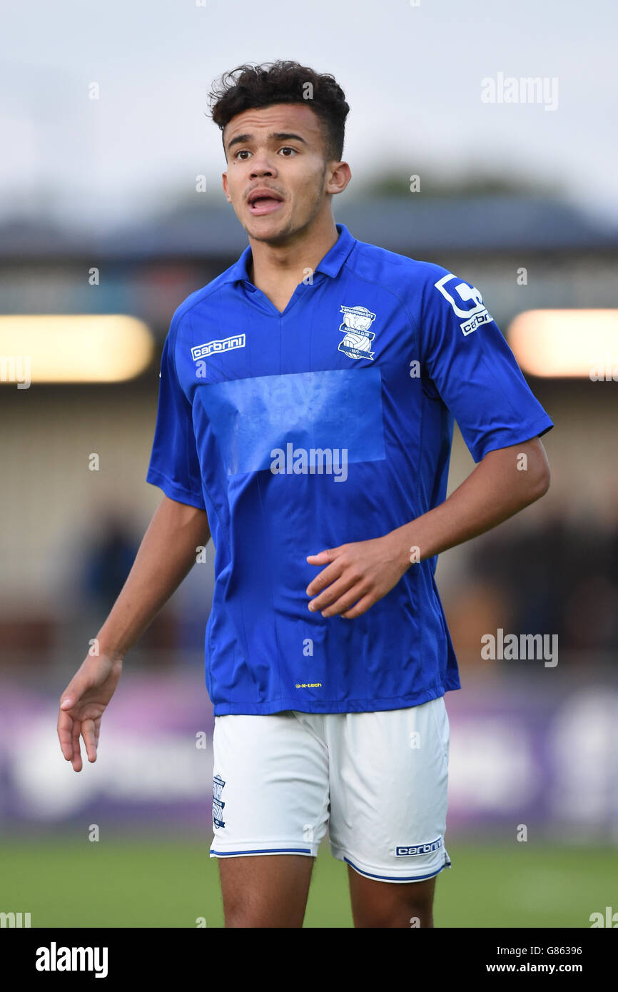 Fußball - vor der Saison freundlich - Solihull Moors gegen Birmingham City - das Autotech Stadium. Dom Bernard, Birmingham City Stockfoto