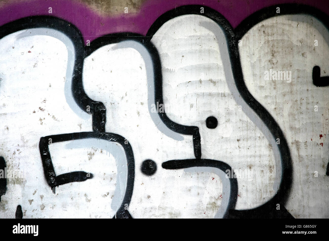Abstrakten Graffiti Schuss Stockfoto