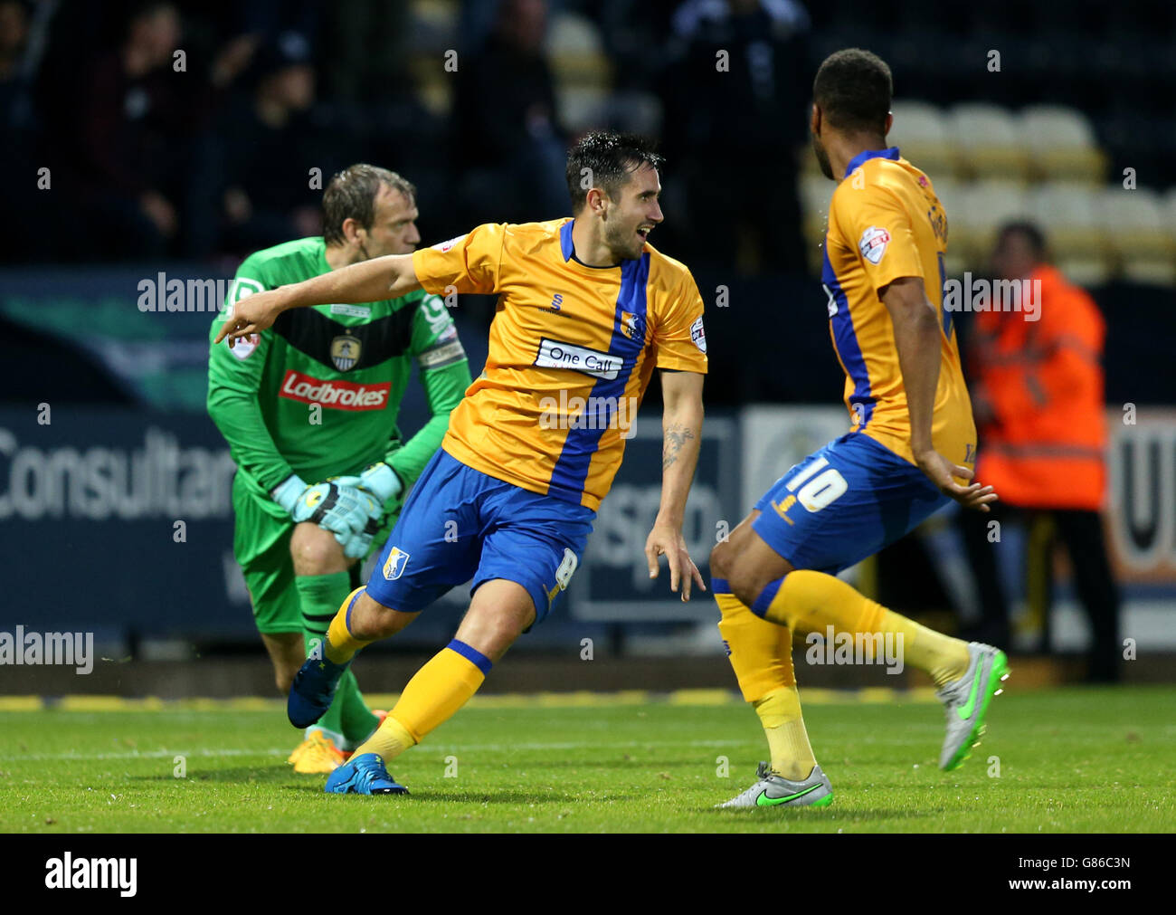 Fußball - Himmel Bet League Two - Notts County V Mansfield Town - Meadow Lane Stockfoto