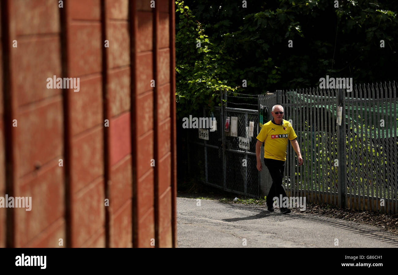 Fußball - Barclays Premier League - Watford V West Bromwich Albion - Vicarage Road Stockfoto