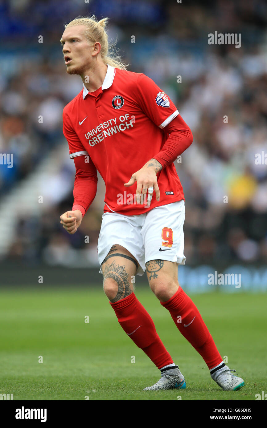 Fußball - Sky Bet Championship - Derby County / Charlton Athletic - iPro Stadium. Simon Makienok von Charlton Athletic Stockfoto