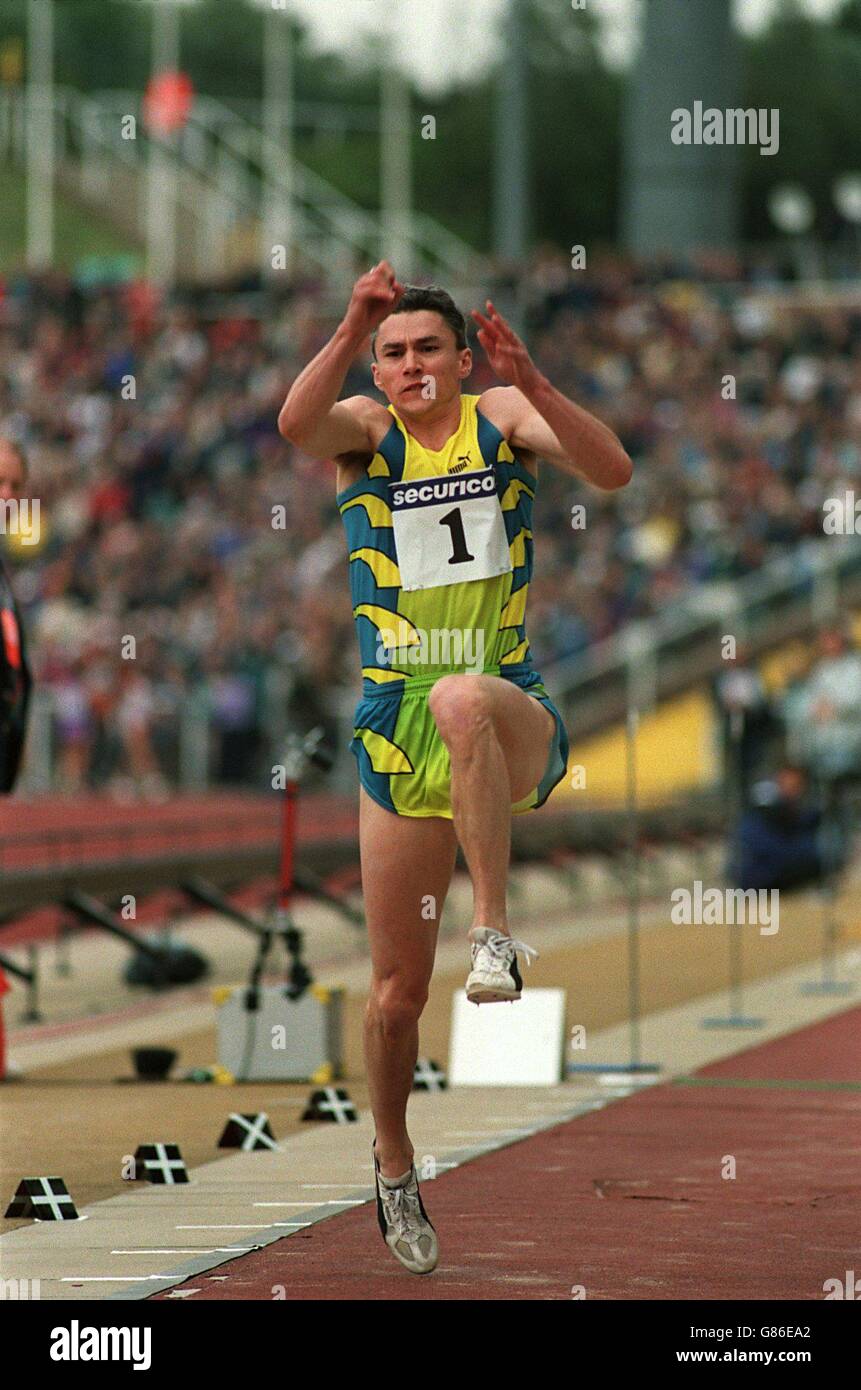 Leichtathletik - Securicor Spiele, Sheffield Stockfoto