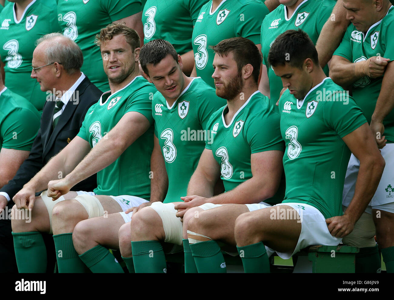 Rugby-Union - Rugby World Cup - Warm Up Match - Irland V Wales - Irland Kapitän Run - Aviva Stadium Stockfoto