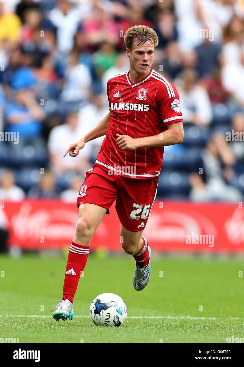 Fußball - Himmel Bet Meisterschaft - Preston North End V Middlesbrough - Deepdale Stockfoto