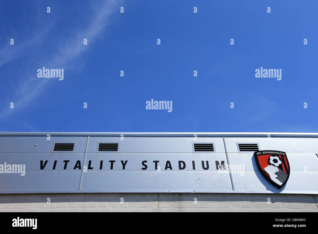 Fußball - Barclays Premier League - Bournemouth V Aston Villa - Vitalität-Stadion Stockfoto