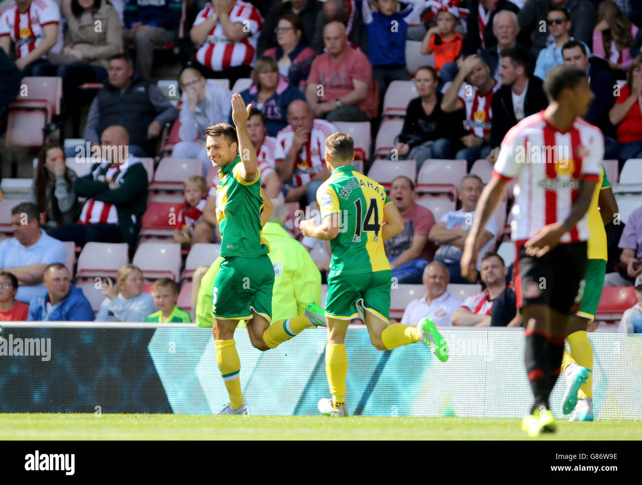 Fußball - Barclays Premier League - Sunderland gegen Norwich City - Stadium of Light Stockfoto