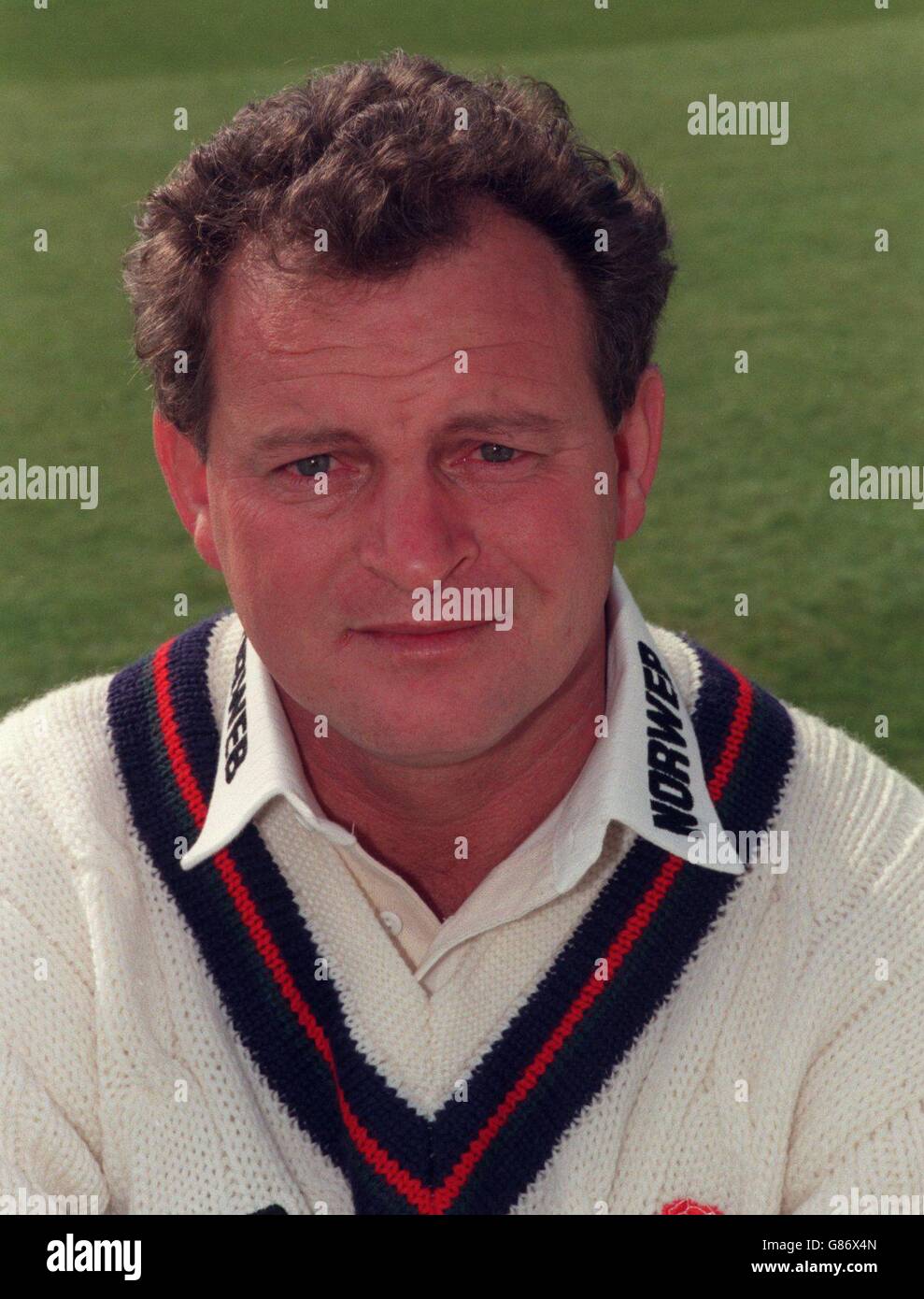 Cricket Photocall. Peter Sleep, Lancashire zweiter XI-Trainer Stockfoto