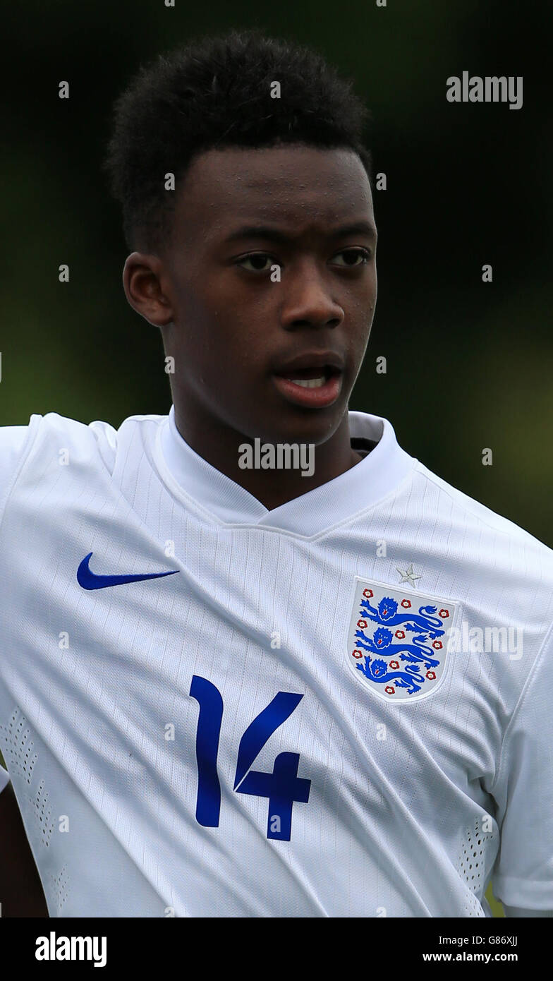 Fußball - International freundlich - England U16 V Vereinigte Staaten U16 - St George's Park. Callum Hudson Odoi (Chelsea) der England U16 Stockfoto