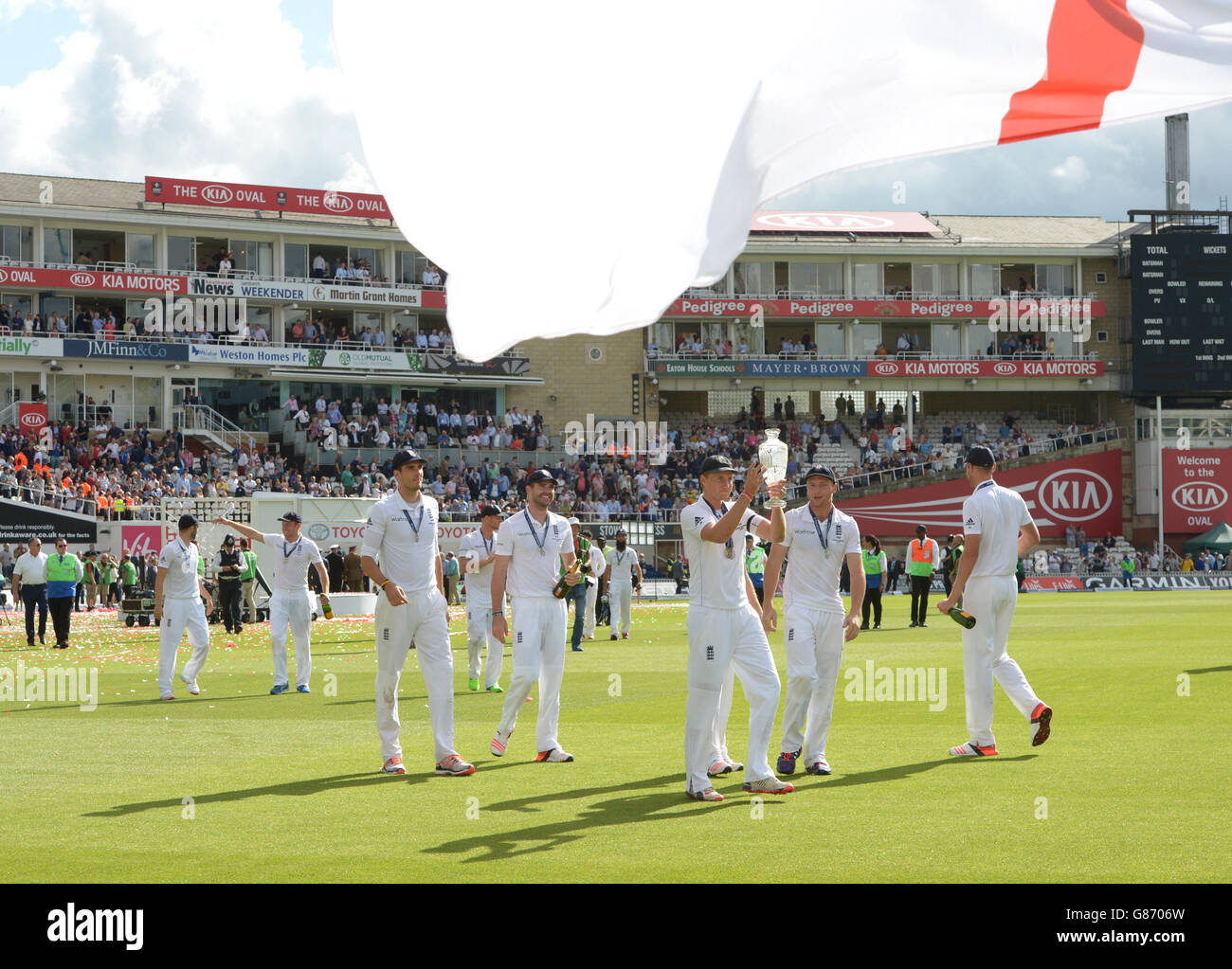 Cricket - fünfte Investec Asche Test - England V Australien - Tag vier - das Kia Oval Stockfoto