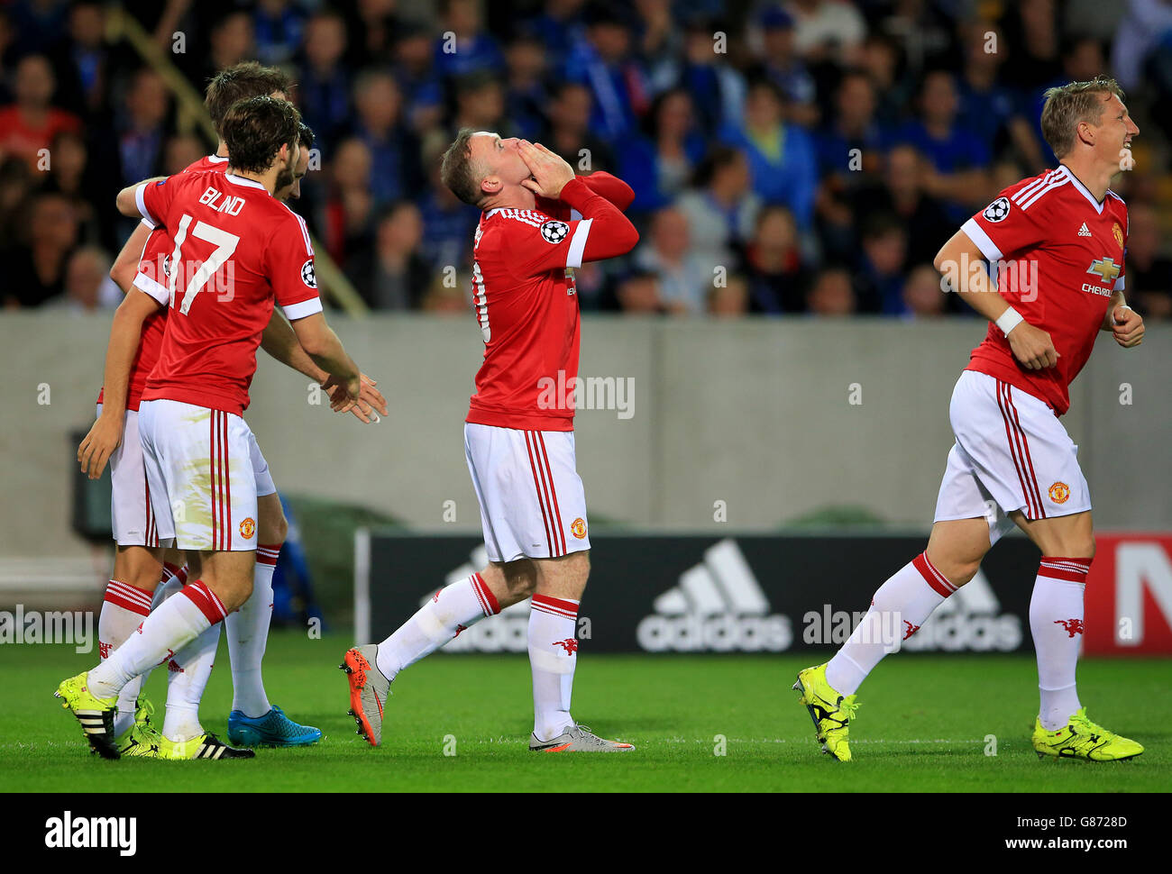 Fußball - UEFA Champions League - Qualifikation - Play-off - Club Brugge gegen Manchester United – Jan Breydel Stadion Stockfoto