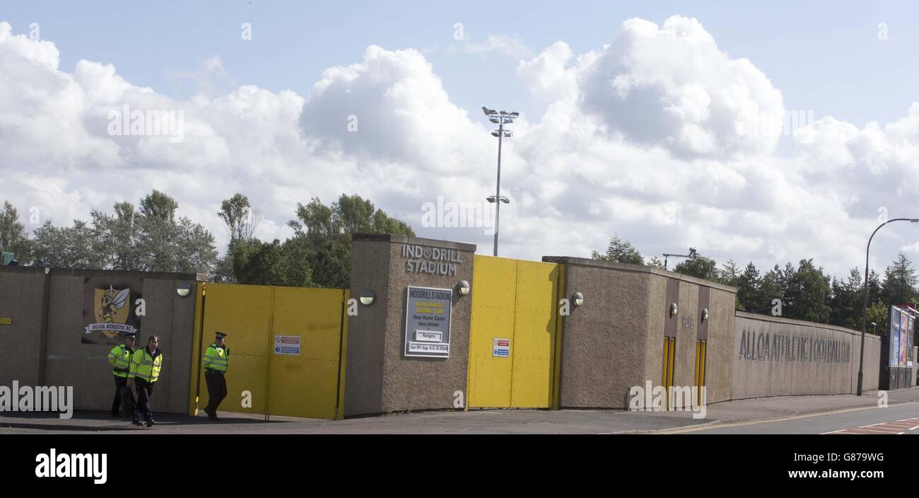 Fußball - Ladbrokes Scottish Championship - Alloa Athletic gegen Rangers - Recreation Park. Ein allgemeiner Blick auf Recreation Park, Heimat von Alloa Athletic Stockfoto