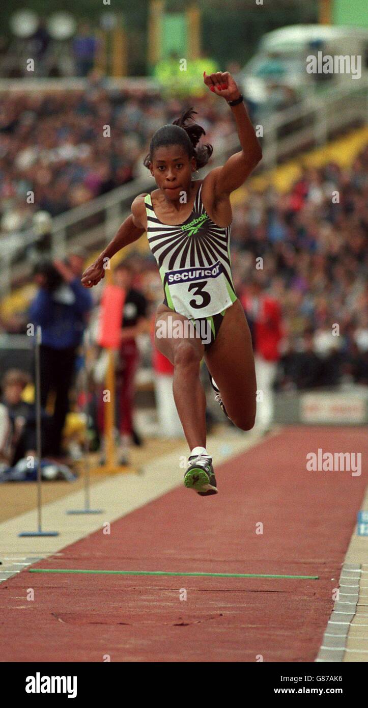 Leichtathletik - Securicor Spiele, Sheffield Stockfoto