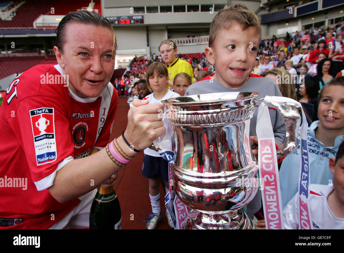 Fußball - bundesweit Frauen FA-Cup - Finale - Everton V Charlton Athletic - Upton Park Stockfoto