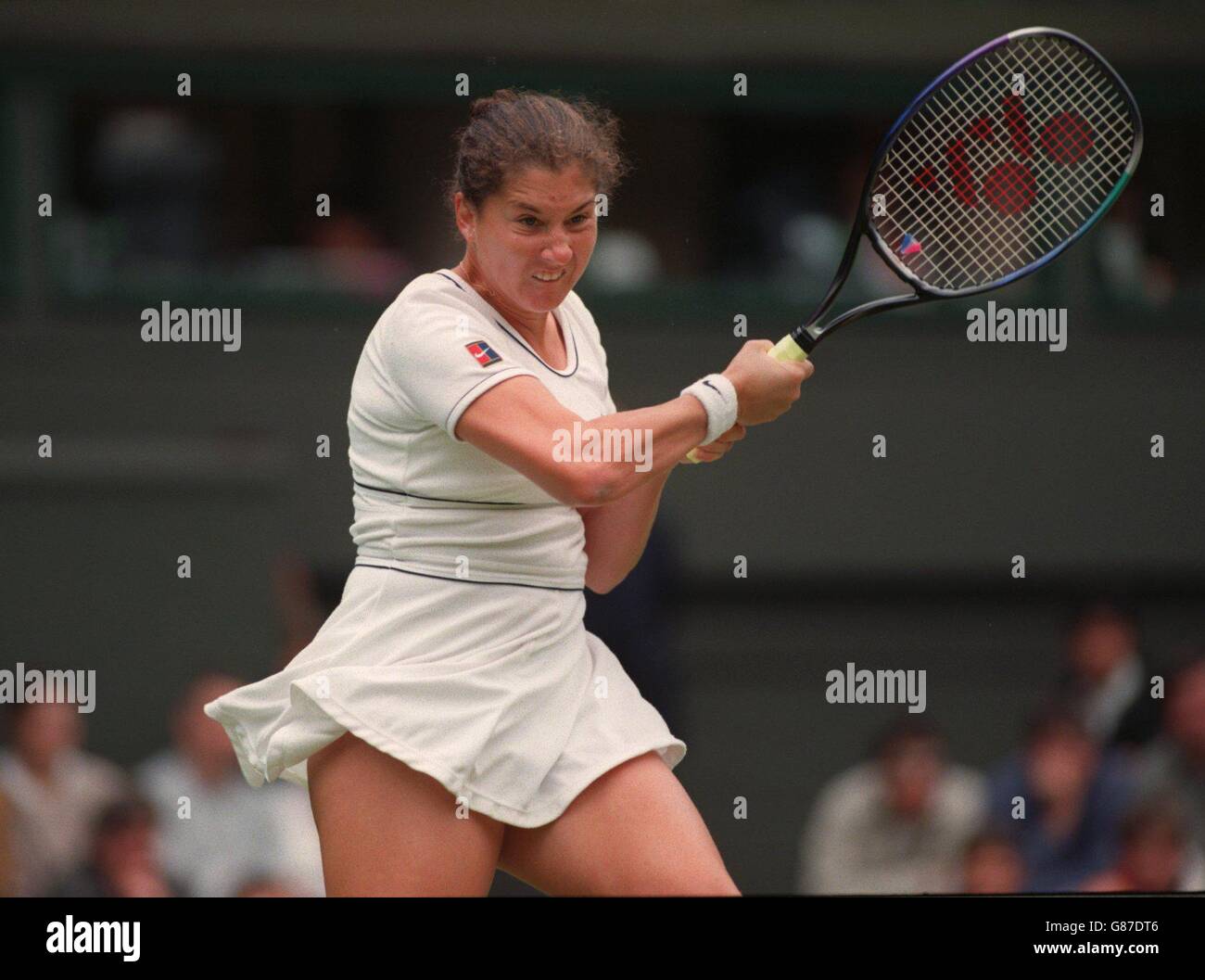 Tennis. Wimbledon'97. Monica Seles, USA Stockfoto