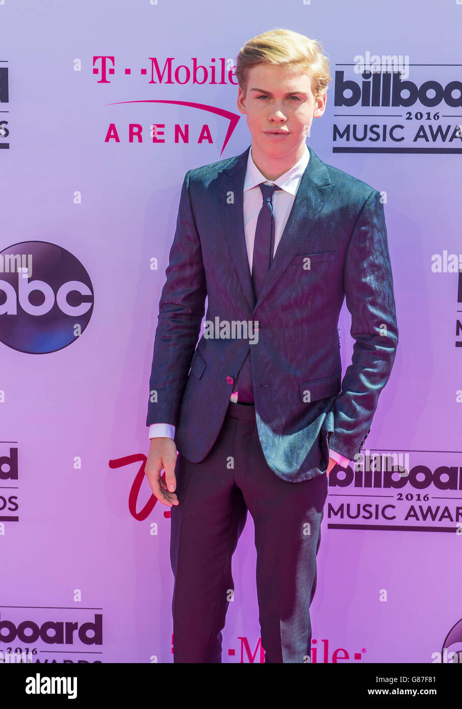 LAS VEGAS - 22.Mai: Schauspieler Aidan Alexander besucht die 2016 Billboard Music Awards in der T-Mobile Arena am 22. Mai 2016 in Las Vega Stockfoto