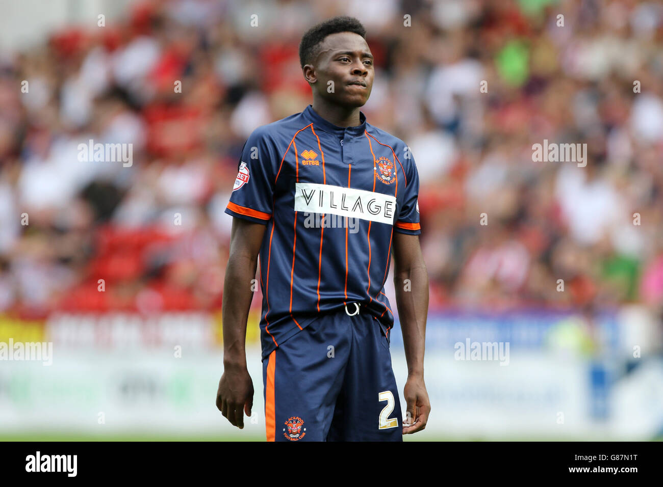 Soccer - Sky Bet League One - Sheffield United / Blackpool - Bramall Lane. Bright Osavi-Samuel, Blackpool Stockfoto