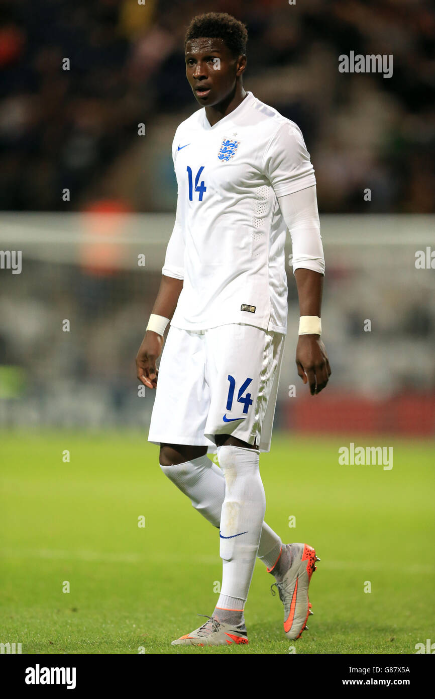 Fußball - unter 21 Internationale Freundschaften - England gegen USA - Deepdale. Kortney Hause, England Stockfoto