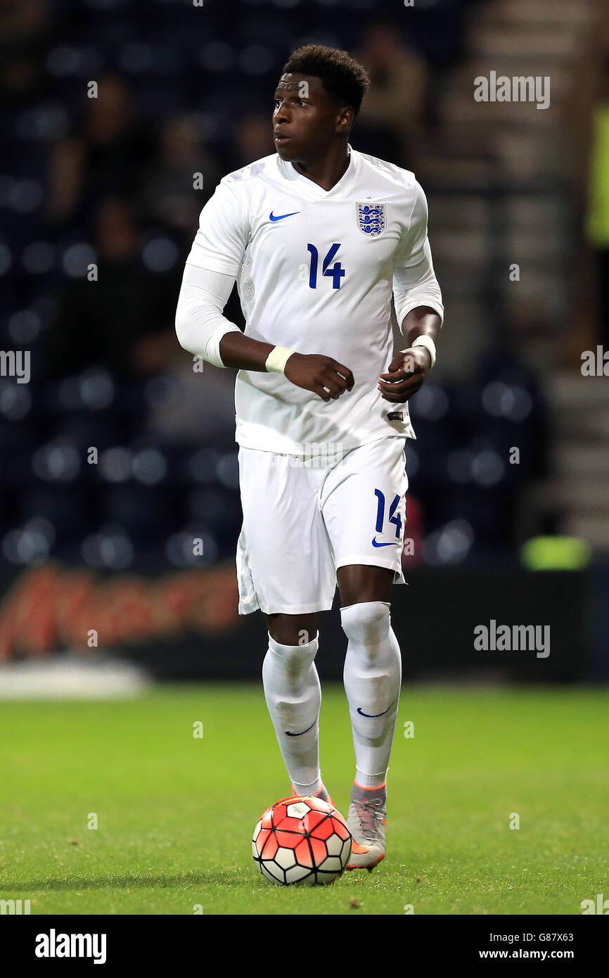 Fußball - unter 21 Internationale Freundschaften - England gegen USA - Deepdale. Kortney Hause, England Stockfoto