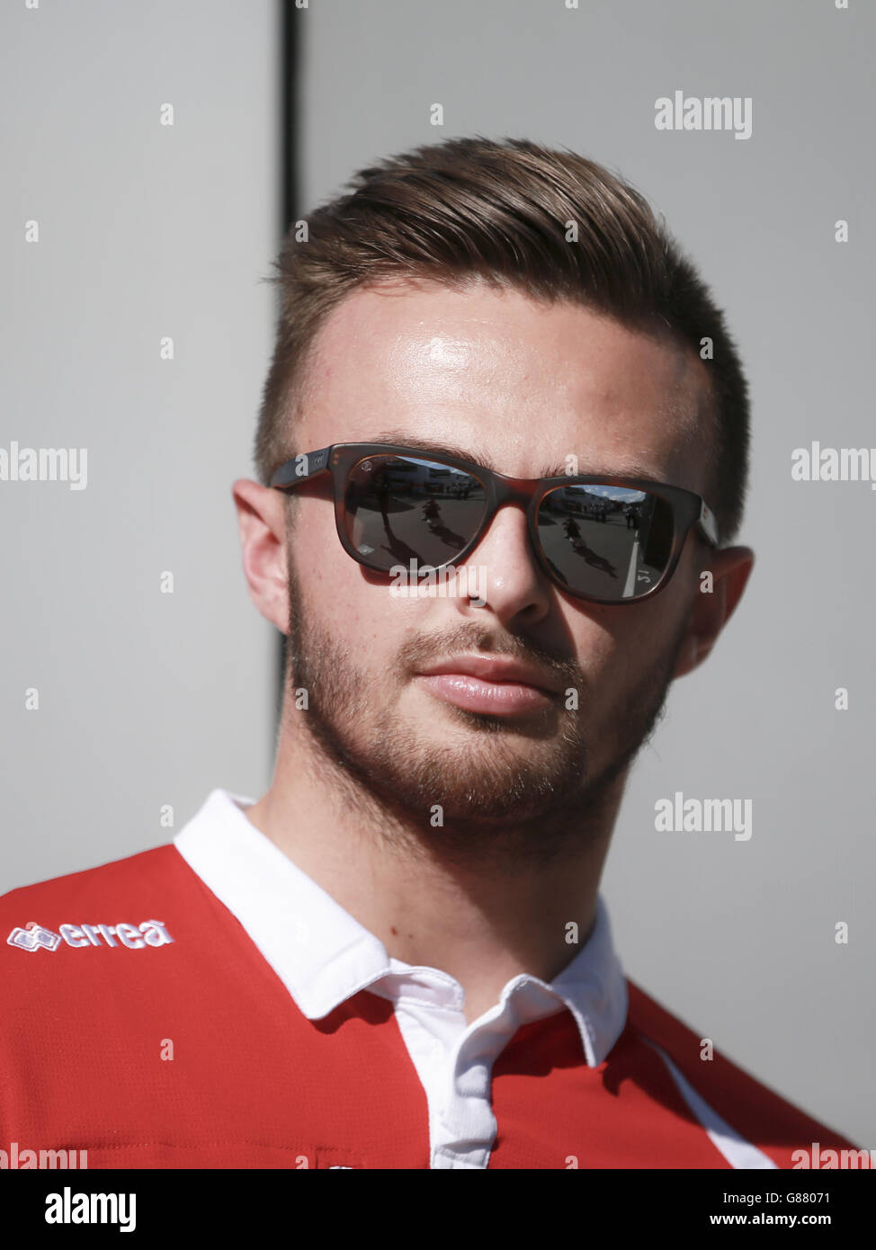 Will Stevens von Manor am Qualifying-Tag für den Großen Preis von Italien 2015 in Monza, Italien. Stockfoto