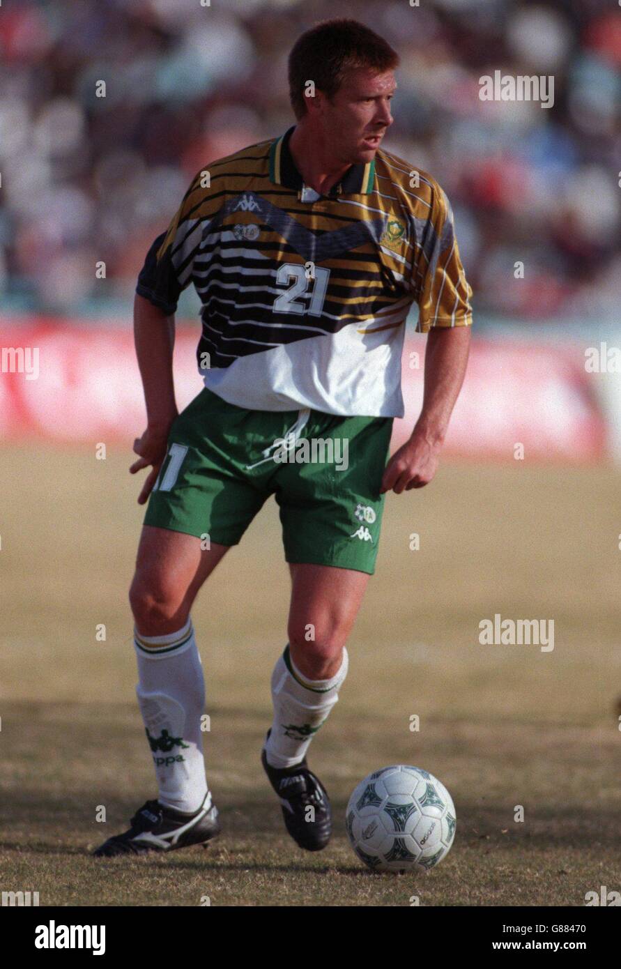 Fußball - Südafrika V Sambia Stockfoto