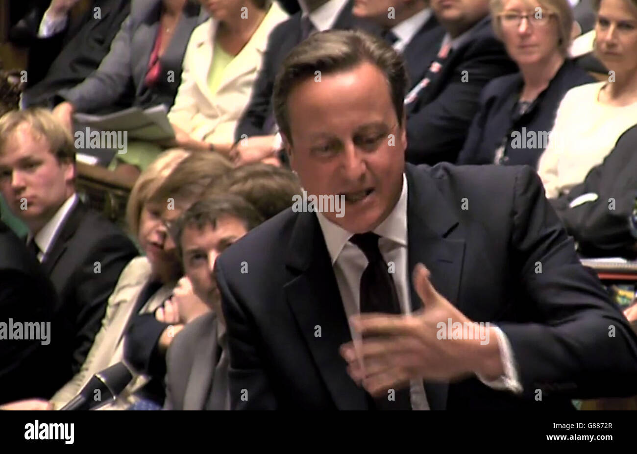 Flüchtlingskrise Stockfoto