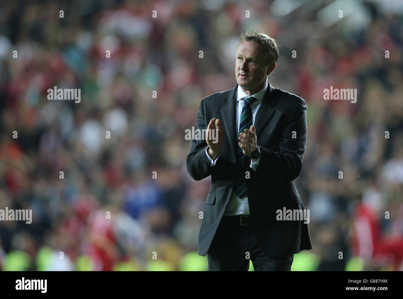 Fußball - UEFA European Championship Qualifikation - Gruppe F - Nordirland V Ungarn - Windsor Park Stockfoto