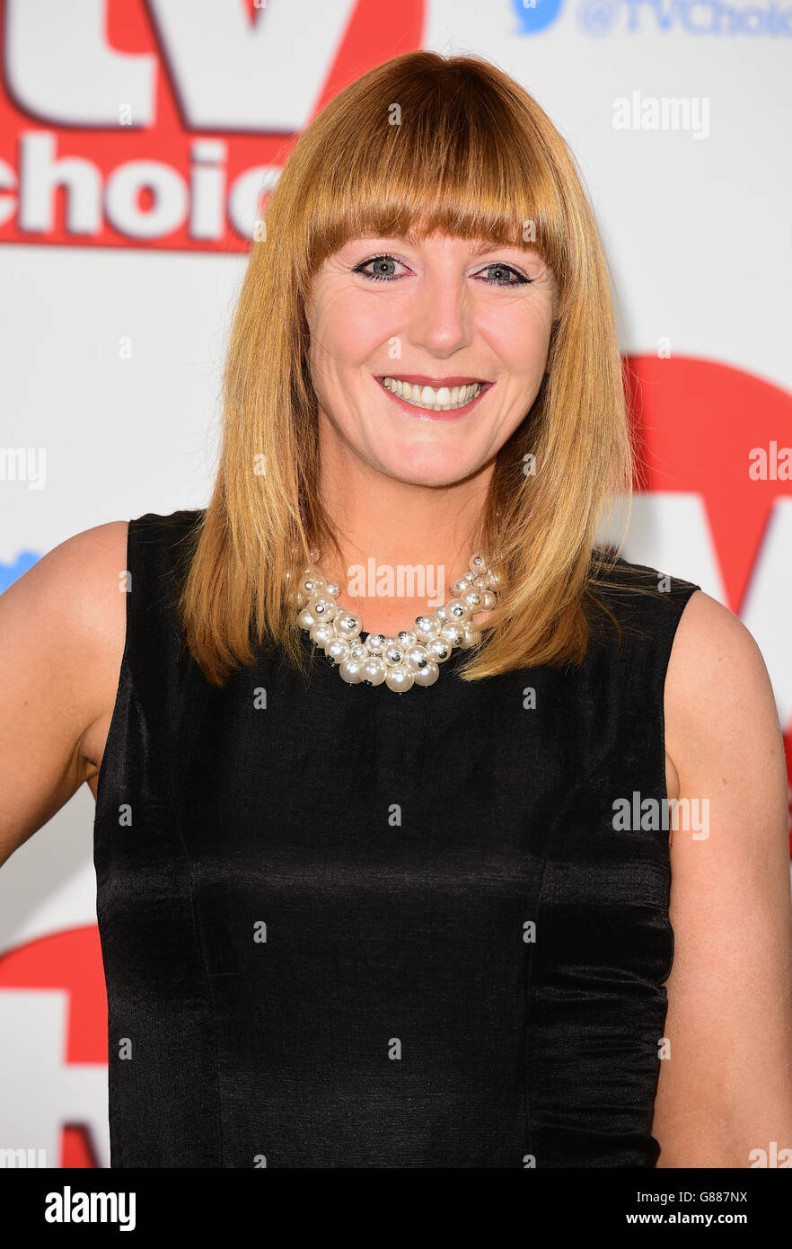 Yvette Fielding bei den TV Choice Awards 2015 im Park Lane Hilton Hotel, London. DRÜCKEN Sie VERBANDSFOTO. Bilddatum: Montag, 7. September 2015. Siehe PA Geschichte SHOWBIZ TVChoice. Bildnachweis sollte lauten: Ian West/PA Wire Stockfoto