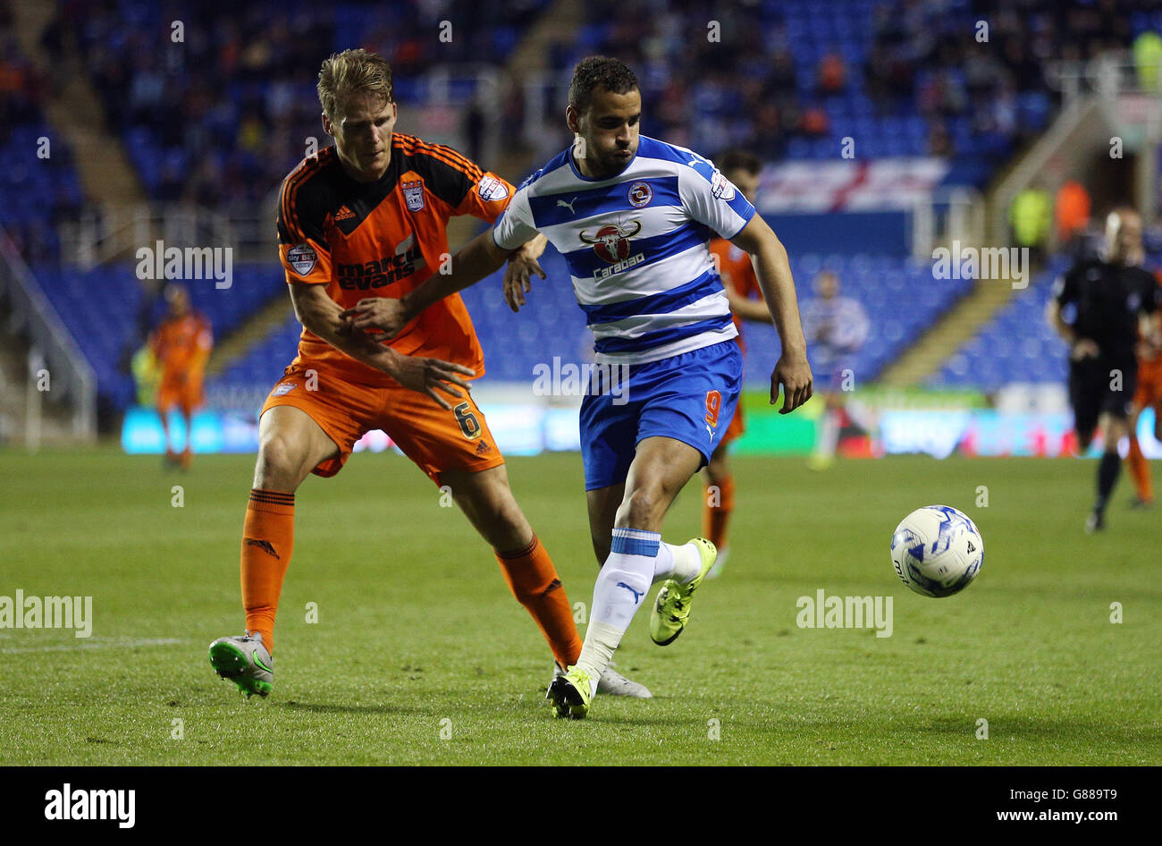 Fußball - Himmel Bet Meisterschaft - lesen V Ipswich Town - Madejski-Stadion Stockfoto