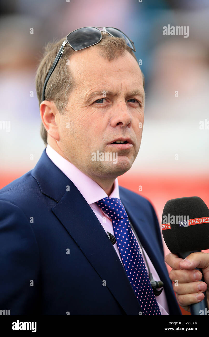 Pferderennen - 2015 Ladbrokes St Leger Festival - Tag Drei - Doncaster Races. GER Lyons, Trainer Stockfoto